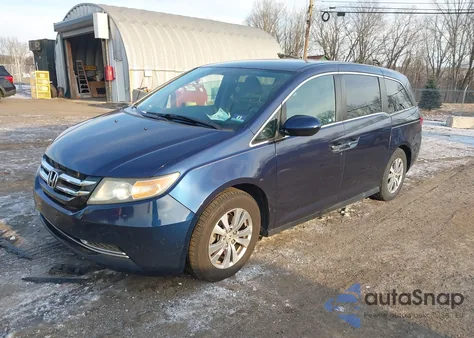 2015 Honda Odyssey Ex from USA, damaged, VIN 5FNRL5H44FB123152